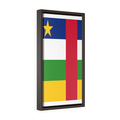 CENTRAL AFRICAN REPUBLIC Vertical Framed Premium Gallery Wrap Canvas