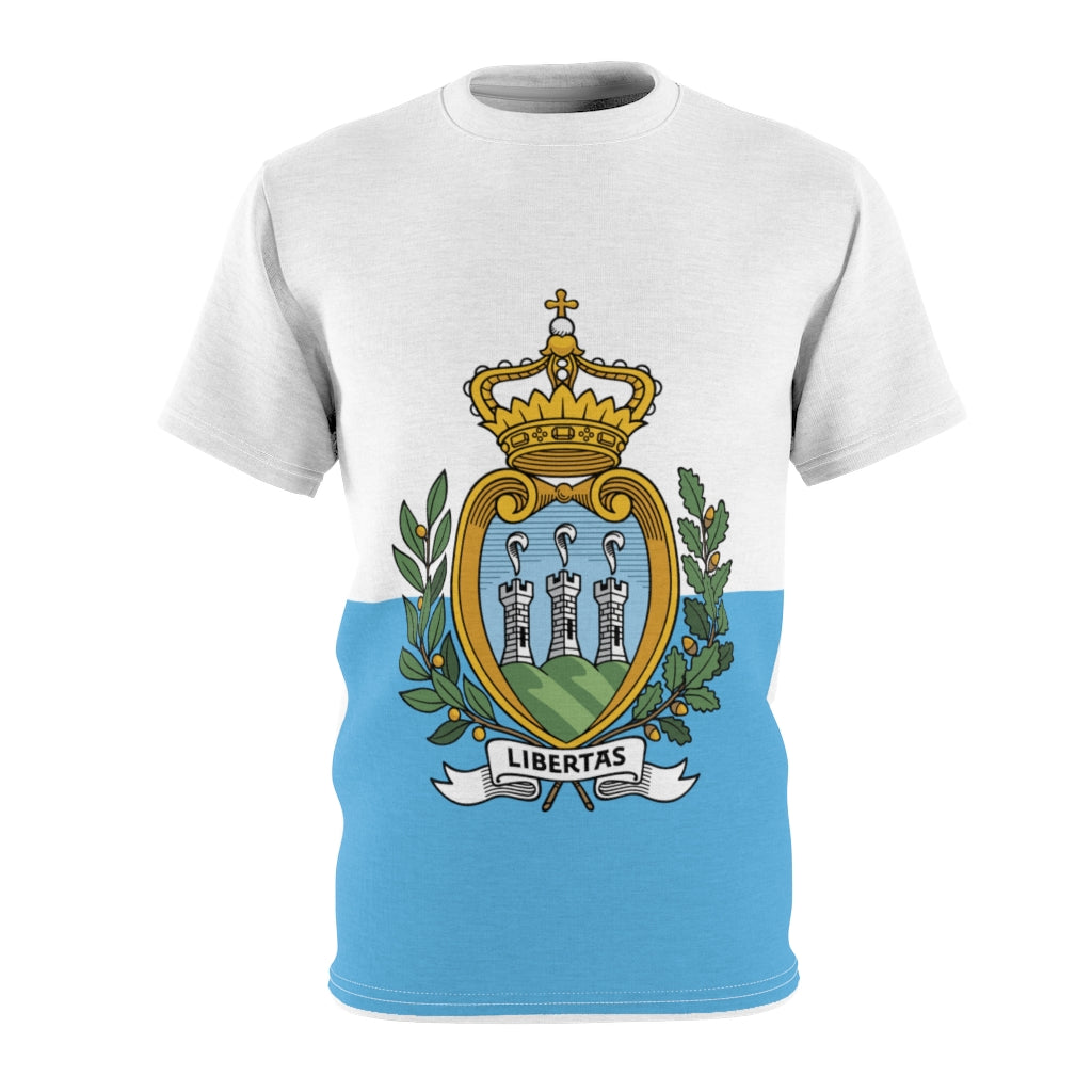 SAN MARINO Unisex AOP Cut & Sew Tee