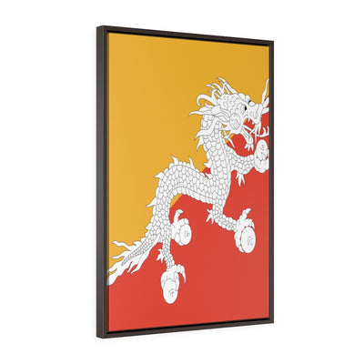 BHUTAN Vertical Framed Premium Gallery Wrap Canvas