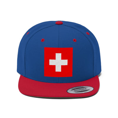 SWITZERLAND Unisex Flat Bill Hat