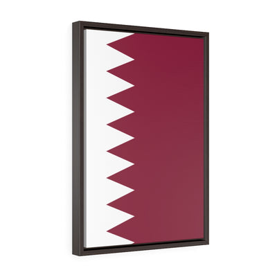 QATAR Vertical Framed Premium Gallery Wrap Canvas