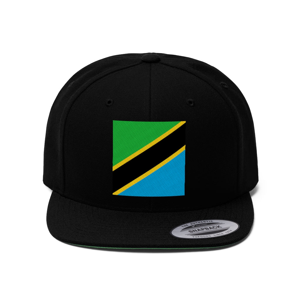 TANZANIA Unisex Flat Bill Hat