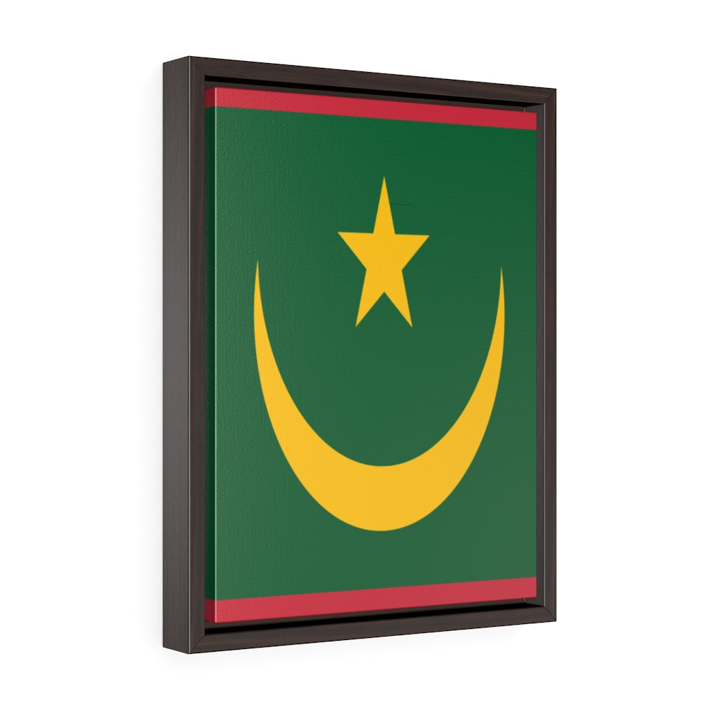 MAURITANIA Vertical Framed Premium Gallery Wrap Canvas