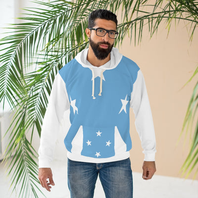 Micronesia AOP Unisex Pullover Hoodie