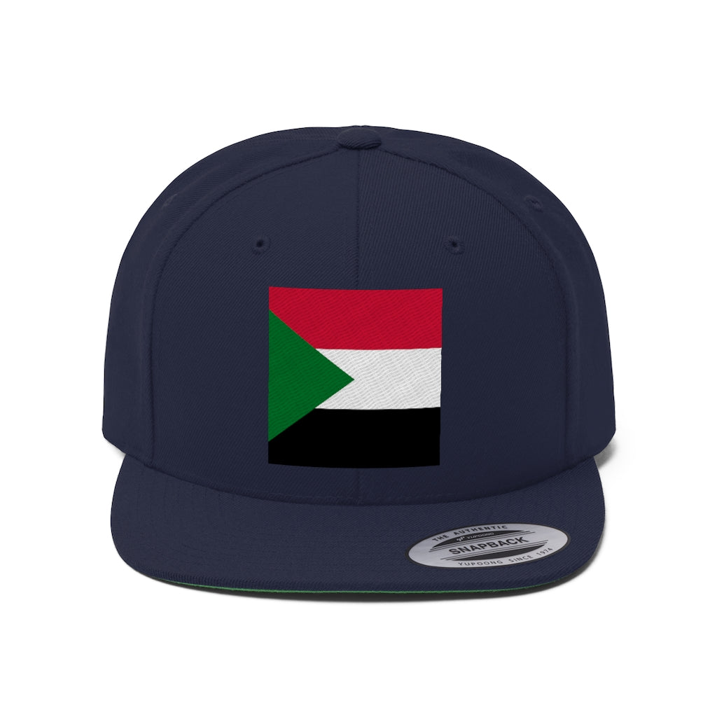 SUDAN Unisex Flat Bill Hat