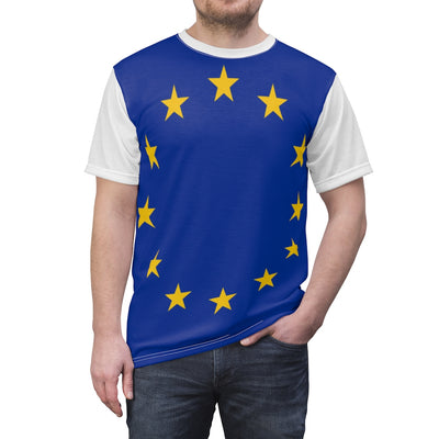 Europe  Unisex AOP Cut & Sew Tee