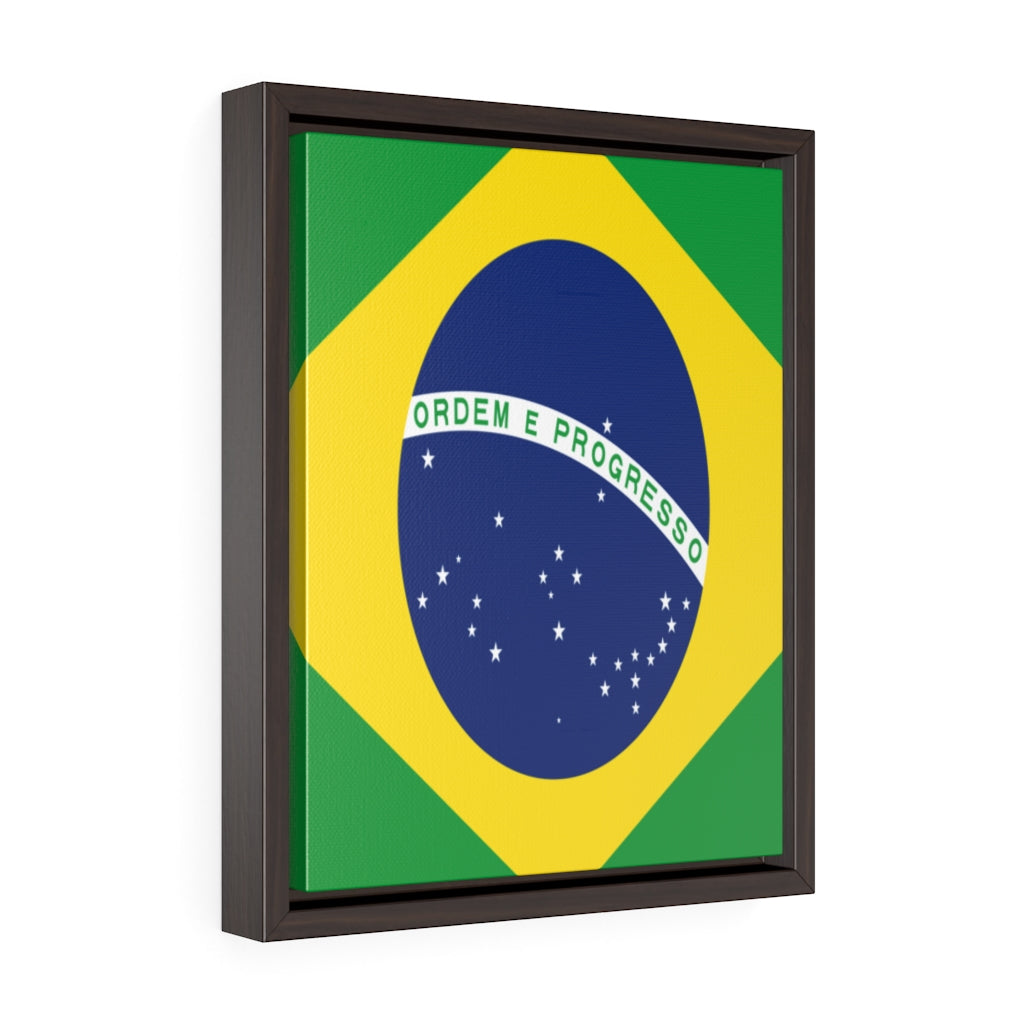 BRAZIL Vertical Framed Premium Gallery Wrap Canvas