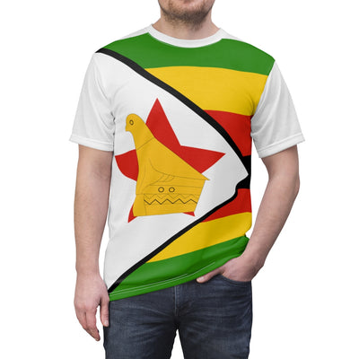 ZIMBABWE Unisex AOP Cut & Sew Tee