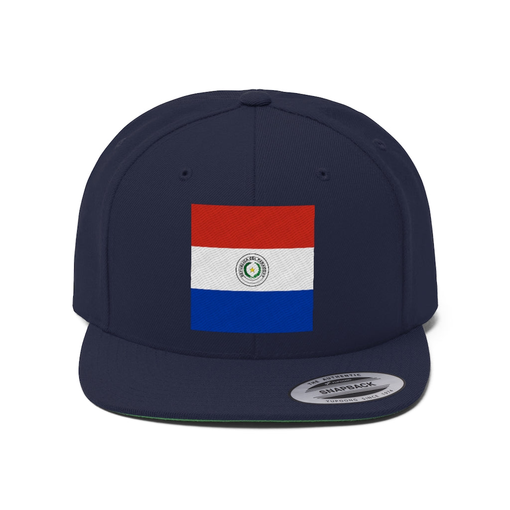 PARAGUAY Unisex Flat Bill Hat