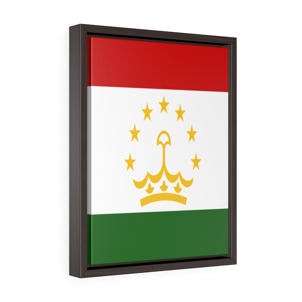 TAJIKISTAN Vertical Framed Premium Gallery Wrap Canvas