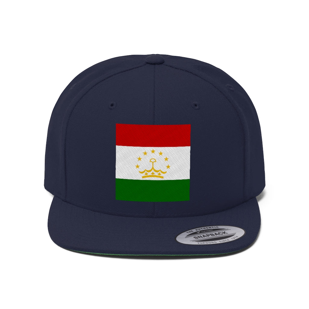 TAJIKISTAN Unisex Flat Bill Hat