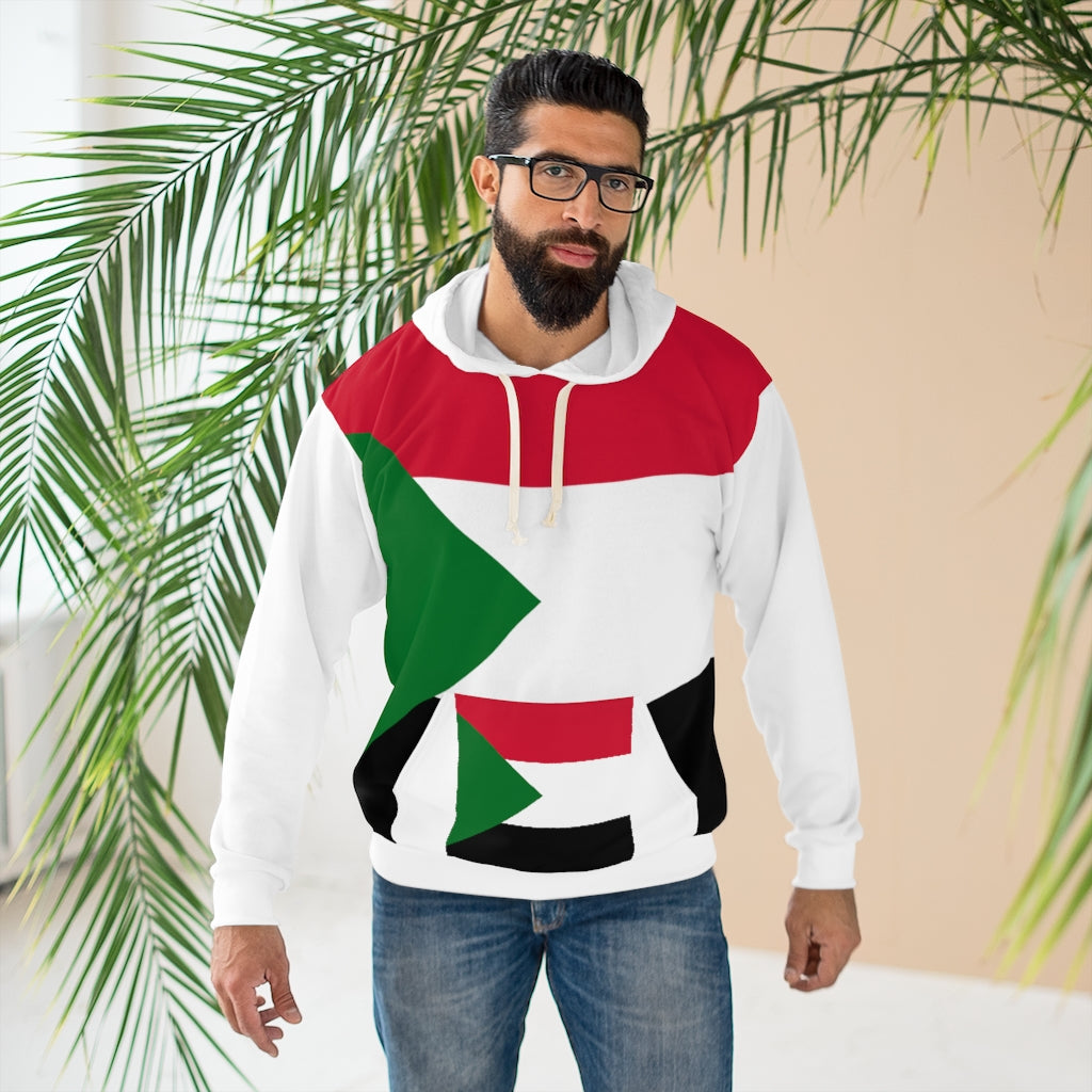 SUDAN AOP Unisex Pullover Hoodie