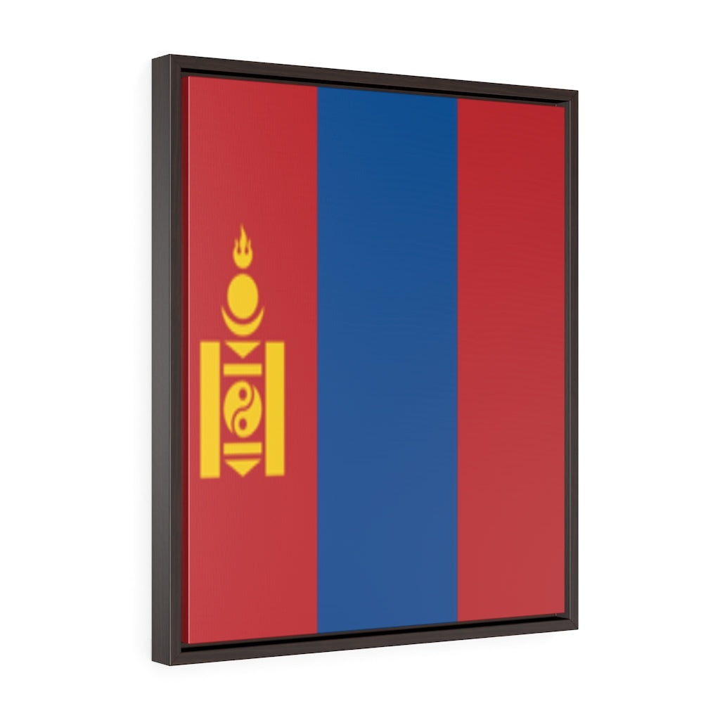 MONGOLIA Vertical Framed Premium Gallery Wrap Canvas