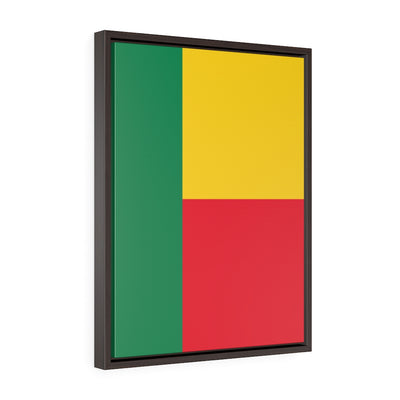 BENIN Vertical Framed Premium Gallery Wrap Canvas