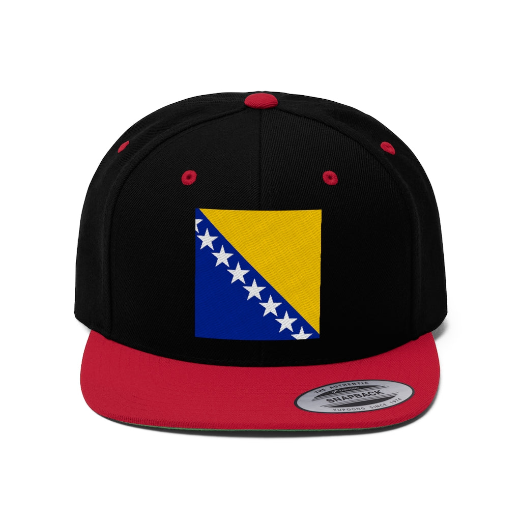 BOSNIA Unisex Flat Bill Hat