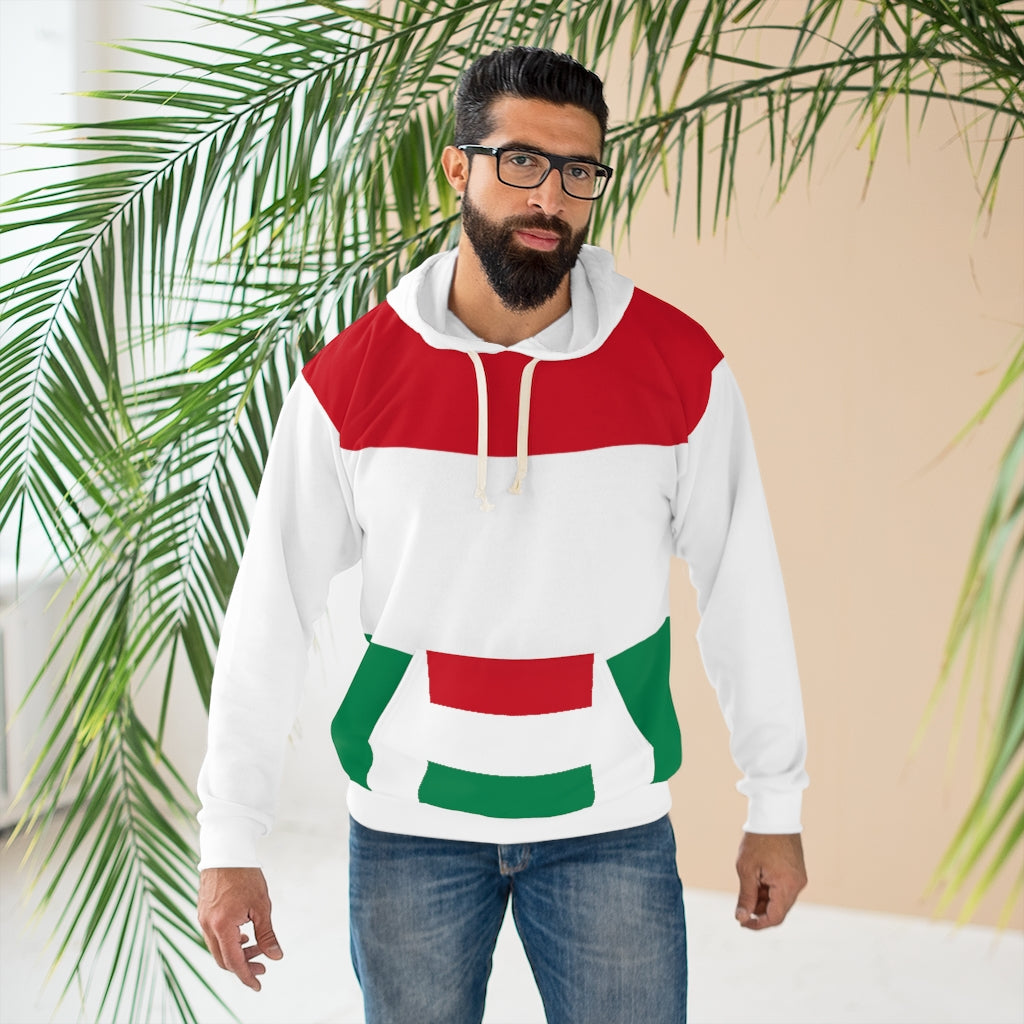 Hungary AOP Unisex Pullover Hoodie