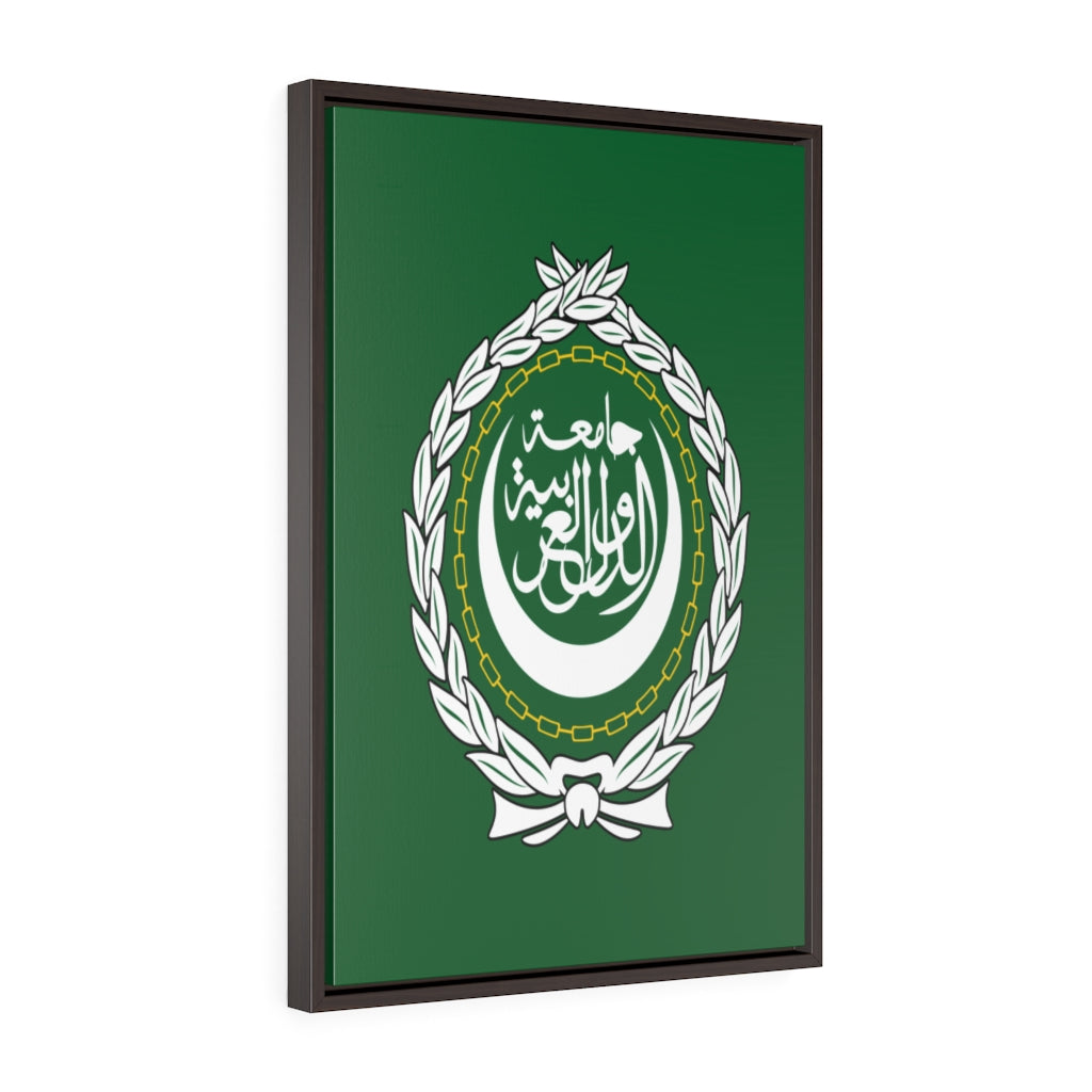 ARAB LEAGUE Vertical Framed Premium Gallery Wrap Canvas