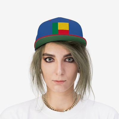 BENIN Unisex Flat Bill Hat