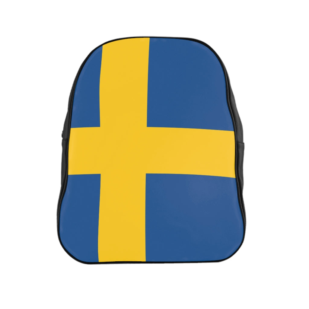 SWEDEN FLAG School Backpack