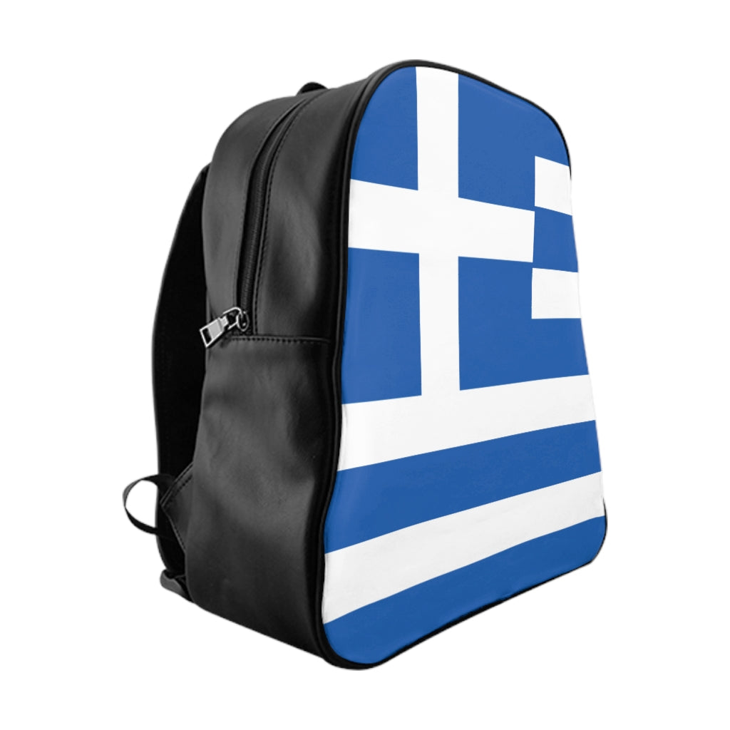 GREECE FLAG School Backpack