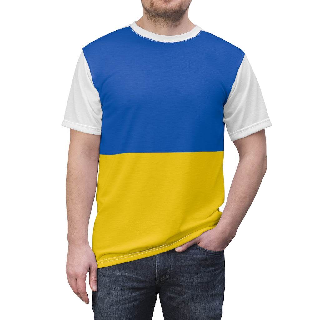 UKRAINE Unisex AOP Cut & Sew Tee