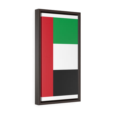 UNITED ARAB EMIRATES Vertical Framed Premium Gallery Wrap Canvas