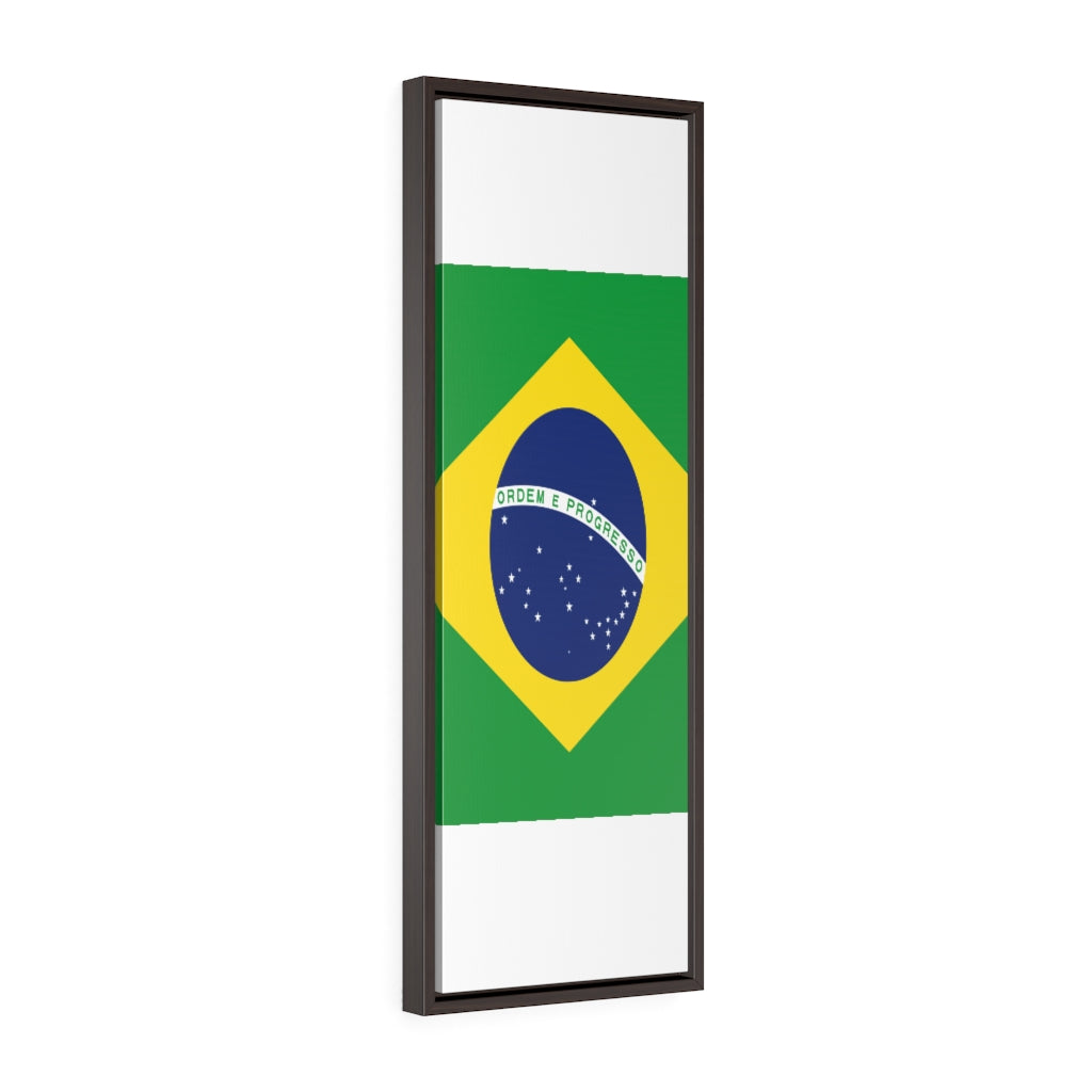 BRAZIL Vertical Framed Premium Gallery Wrap Canvas