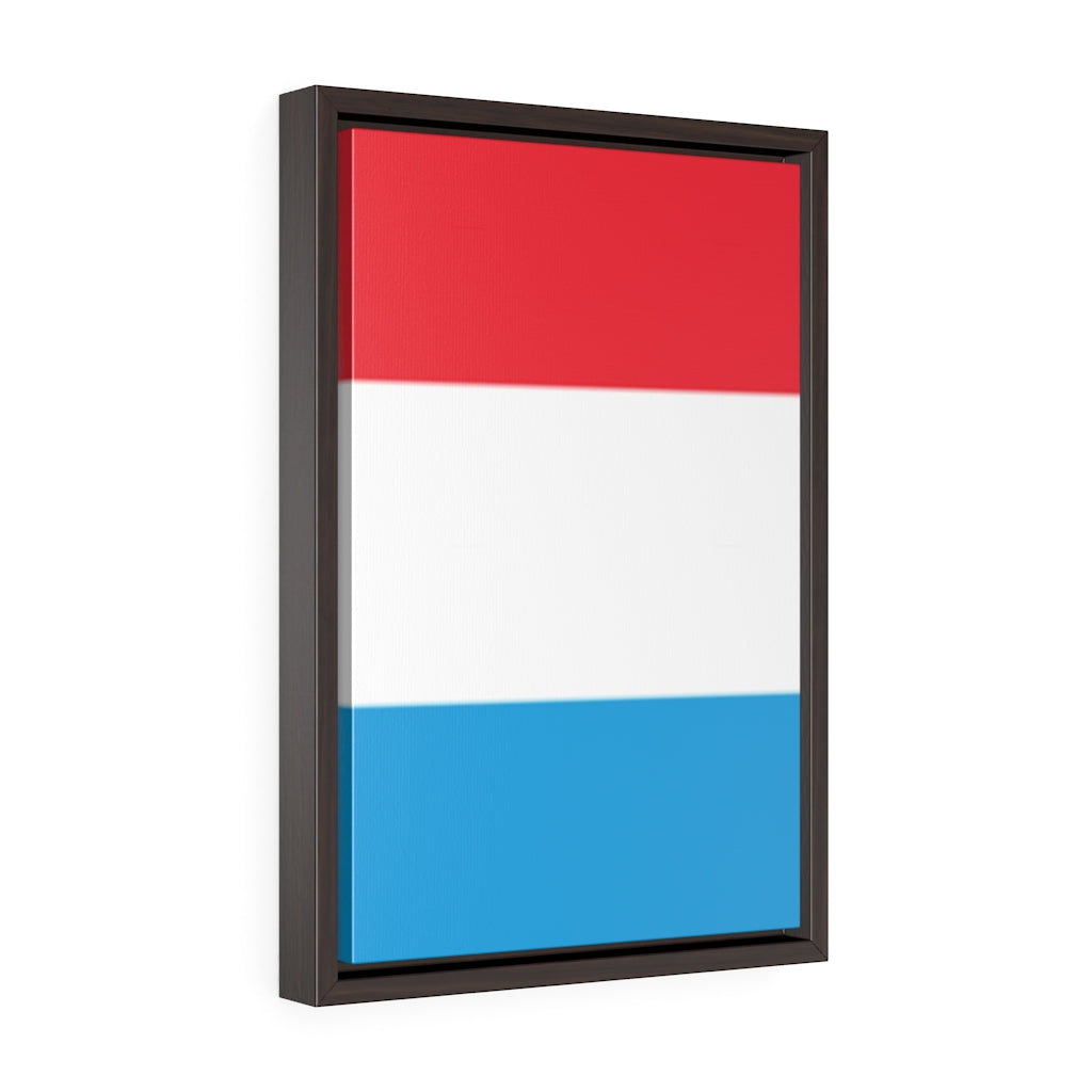 LUXEMBOURG Vertical Framed Premium Gallery Wrap Canvas