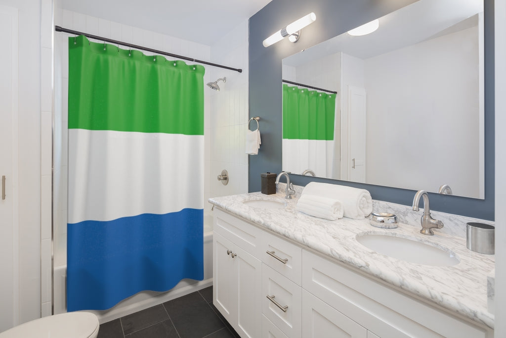 SIERRA LEONE Shower Curtains