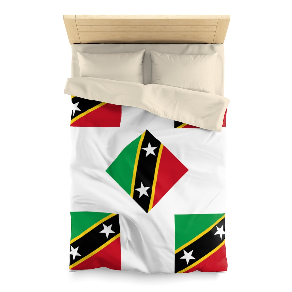 SAINT KITTS AND NEVIS Microfiber Duvet Cover