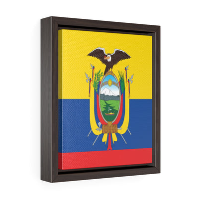 ECUADOR Vertical Framed Premium Gallery Wrap Canvas