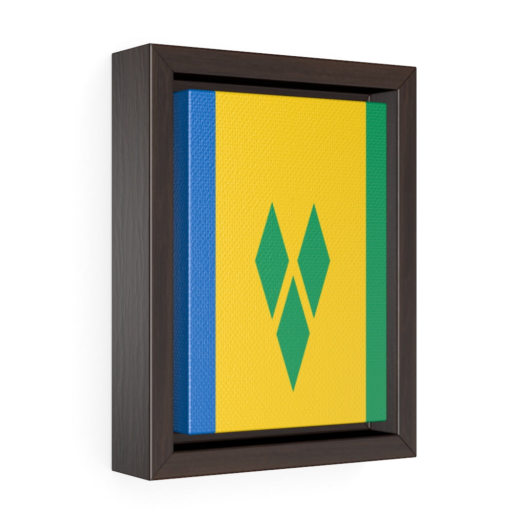 SAINT VINCENT AND THE GRENADINES Vertical Framed Premium Gallery Wrap Canvas