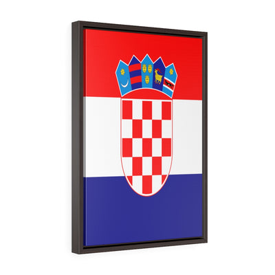 CROATIA Vertical Framed Premium Gallery Wrap Canvas