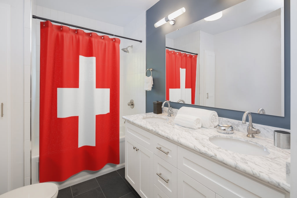 SWITZERLAND Shower Curtains