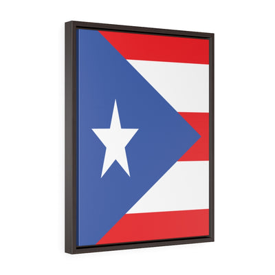 PUERTO RICO Vertical Framed Premium Gallery Wrap Canvas