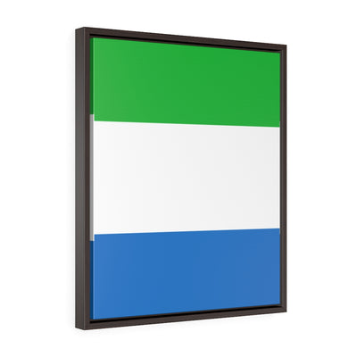 SIERRA LEONE Vertical Framed Premium Gallery Wrap Canvas