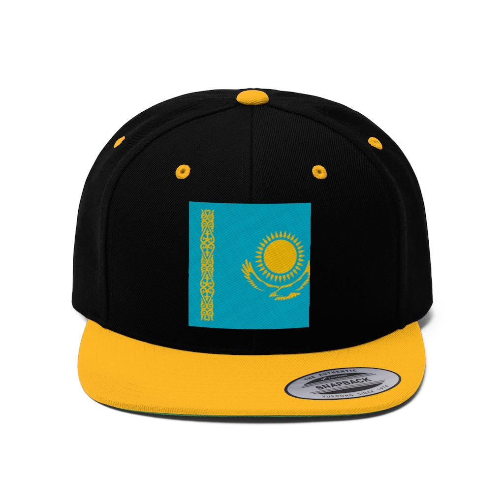 KAZAKHSTAN Unisex Flat Bill Hat