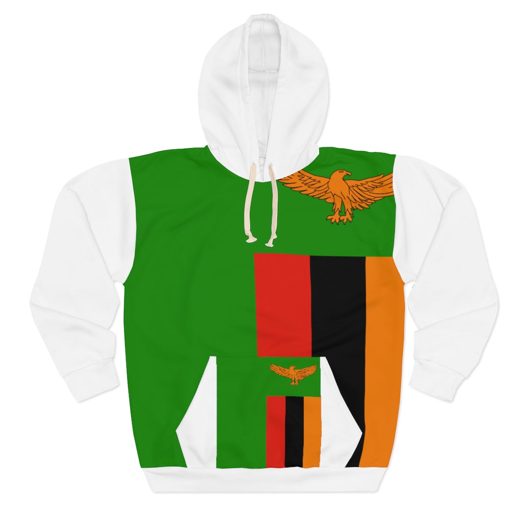 ZAMBIA AOP Unisex Pullover Hoodie