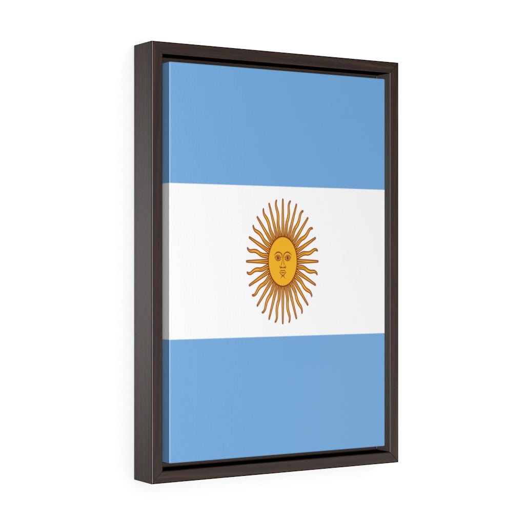 ARGENTINA Vertical Framed Premium Gallery Wrap Canvas