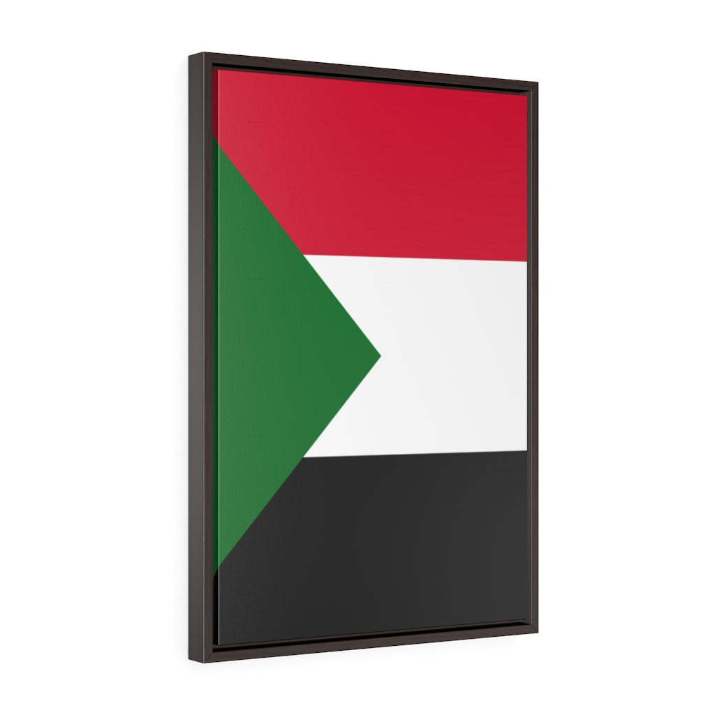 SUDAN Vertical Framed Premium Gallery Wrap Canvas