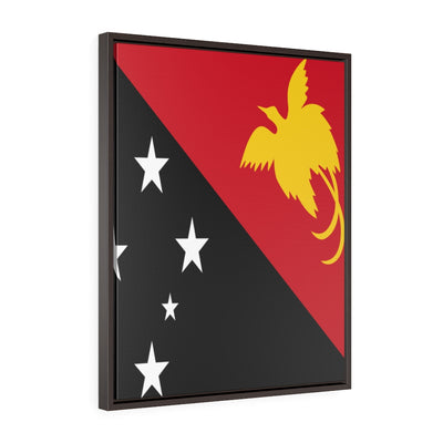 PAPUA NEW GUINEA Vertical Framed Premium Gallery Wrap Canvas