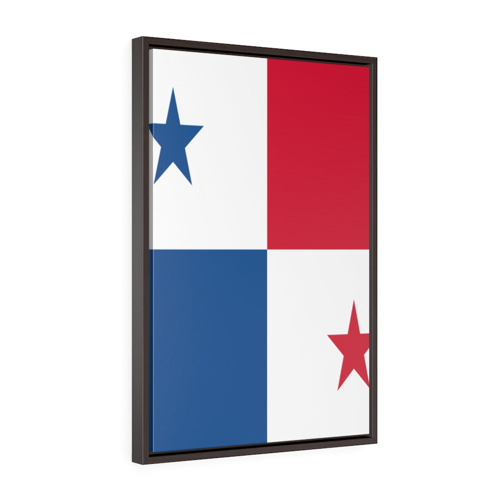 PANAMA Vertical Framed Premium Gallery Wrap Canvas