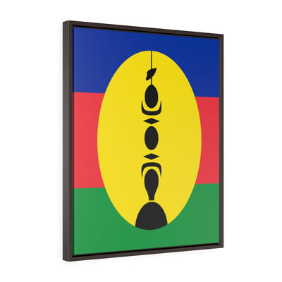 NEW CALEDONIA Vertical Framed Premium Gallery Wrap Canvas