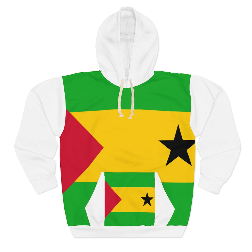 SAO TOME AND PRINCIPE AOP Unisex Pullover Hoodie