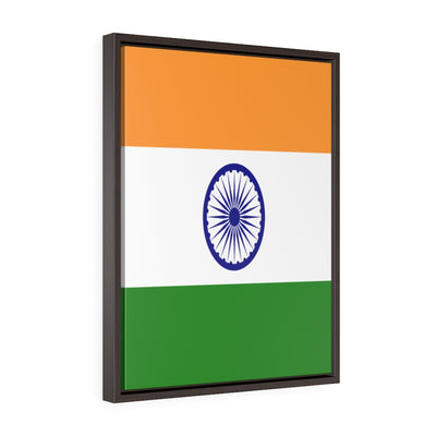 INDIA Vertical Framed Premium Gallery Wrap Canvas