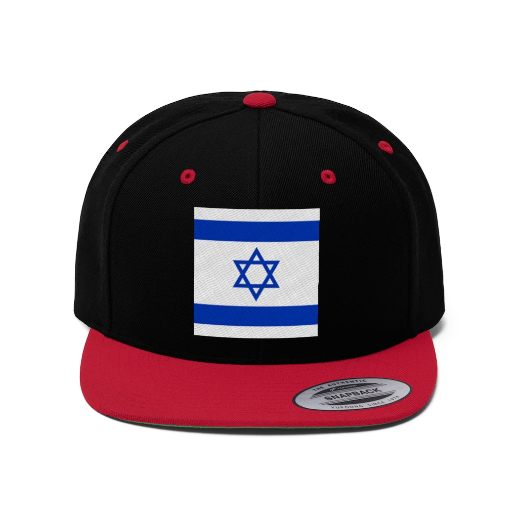 ISRAEL Unisex Flat Bill Hat