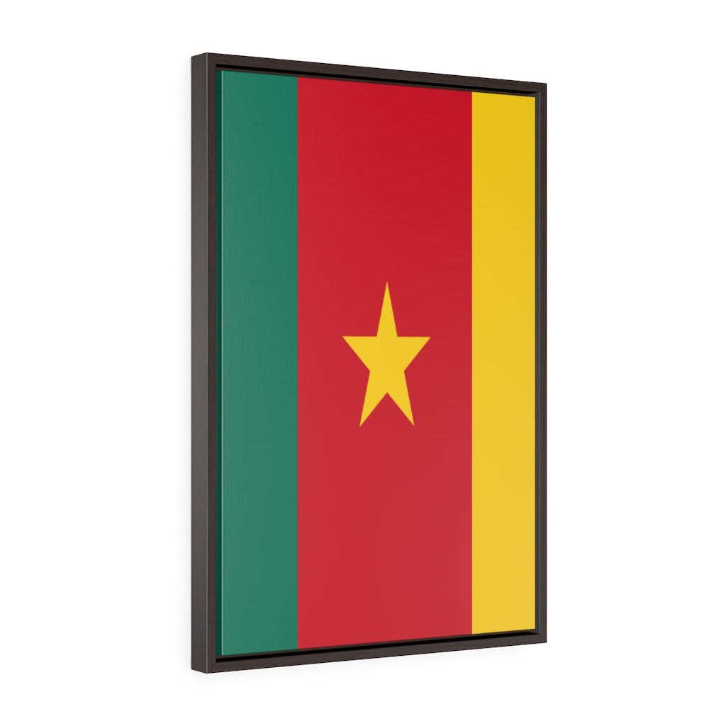 CAMEROON Vertical Framed Premium Gallery Wrap Canvas