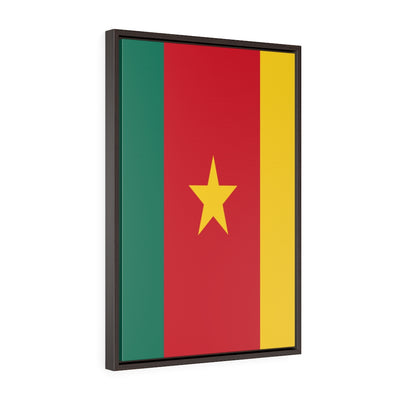 CAMEROON Vertical Framed Premium Gallery Wrap Canvas