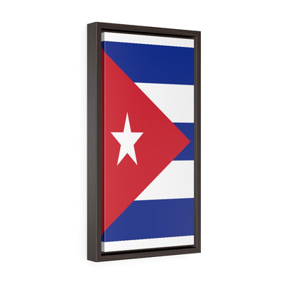 CUBA Vertical Framed Premium Gallery Wrap Canvas