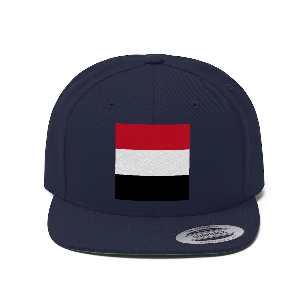 YEMEN Unisex Flat Bill Hat